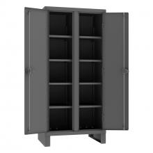 Durham Manufacturing HDDS243678-8S95 - Double Shift Cabinet, 8 Shelves