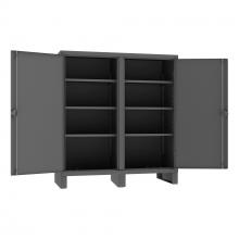 Durham Manufacturing HDDS246066-6S95 - Double Shift Cabinet, 6 Shelves