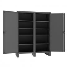 Durham Manufacturing HDDS246078-8S95 - Double Shift Cabinet, 8 Shelves