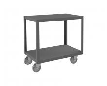 Durham Manufacturing HMT-1830-2-4SWB-95 - High Deck Mobile Table, 2 Shelves