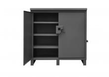 Durham Manufacturing JSC-602460-95 - Job Site Cabinet, 3 Fixed Shelves