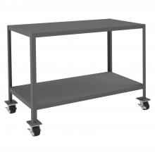 Durham Manufacturing MTM244836-3K295 - Mobile MT Workbench, 2 Shelves, 24 x 48