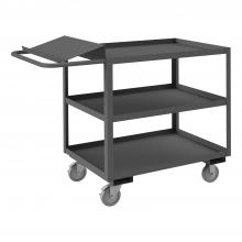 Durham Manufacturing OPC-2436-3-95 - Order Picking Cart, 3 Shelves, 24 x 36