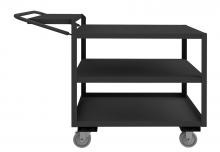 Durham Manufacturing OPCFS-2436-3-BLU-95 - Order Picking Cart, Flat Writing Shelf