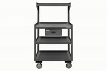 Durham Manufacturing PSD-2430-4-D-95 - Portable Shop Desk, 4 Shelf, 1 Drawer
