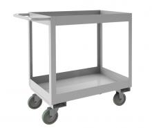 Durham Manufacturing SRSC31618302ALU5PUS - Stainless Steel Stock Cart, 2 Shelves