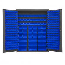 Durham Manufacturing SSC-227-NL-5295 - Cabinet, 227 Blue Bins, No Legs