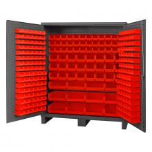 Durham Manufacturing SSC-722484-BDLP-264-1795 - Cabinet, 264 Red Bins