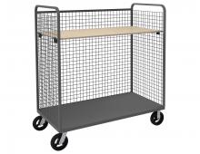 Durham Manufacturing W3ST-304868-1AS-8MR95 - Wire Cart, 1 Adjustable Shelf