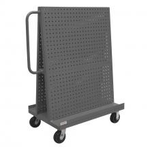 Durham Manufacturing AF-243652-PBS60-5PH-95 - A-Frame Truck, Pegboard Panels, Gray