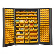 Durham Manufacturing DC48-176-95 - Cabinet, 176 Yellow Bins