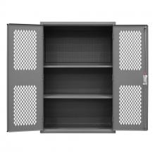 Durham Manufacturing EMDC-482472-PB-2S-95 - Ventilated Cabinet, 2 Shelves