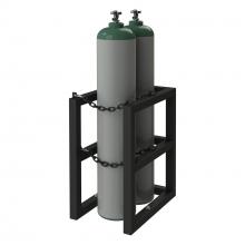 Durham Manufacturing GCRV-162430-08T - Gas Cylinder Rack For 2 Vert. Cylinders