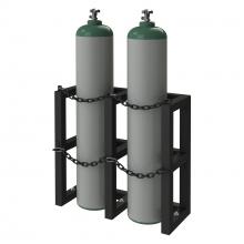 Durham Manufacturing GCRV-301230-08T - Gas Cylinder Rack For 2 Vert. Cylinders