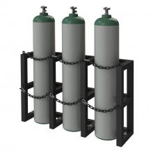 Durham Manufacturing GCRV-441230-08T - Gas Cylinder Rack For 3 Vert. Cylinders