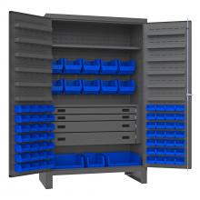 Durham Manufacturing JCBDLP694RDR-5295 - 4 Drawer Cabinet, 2 Shelves, 69 Bins