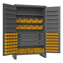 Durham Manufacturing JCBDLP694RDR-95 - 4 Drawer Cabinet, 2 Shelves, 69 Bins