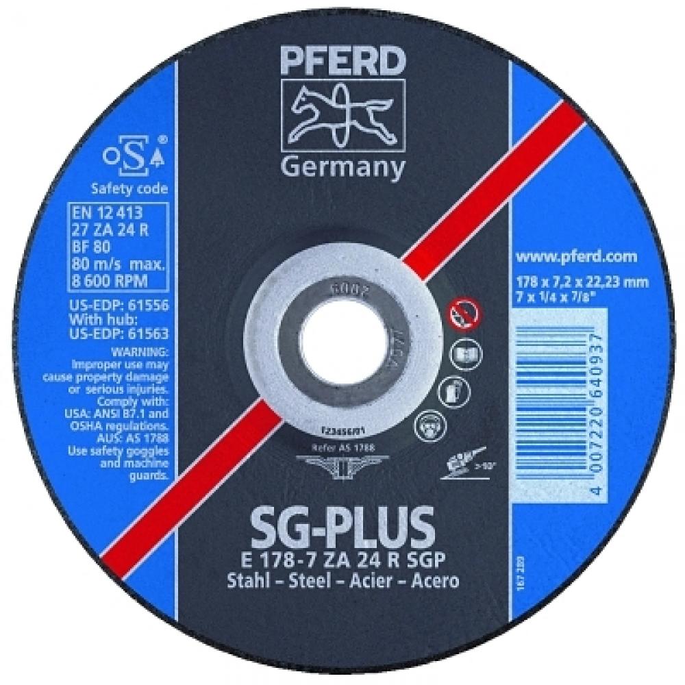 Pferd Type 27 SGP Depressed Center Grinding Wheels