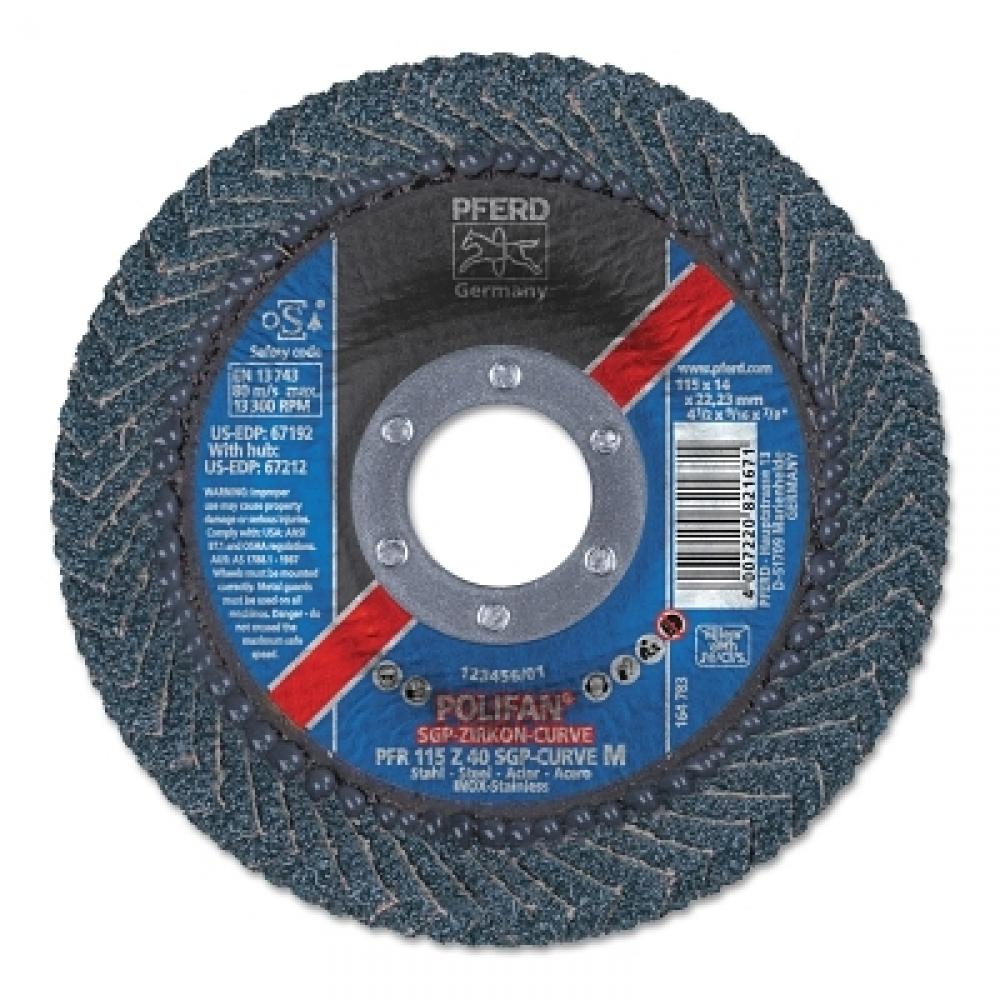 Pferd POLIFAN Z SGP Curve Steelox Flap Discs