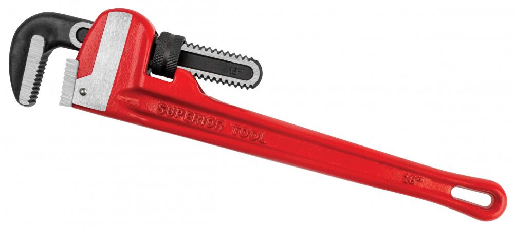 18 in. Heavy-Duty Cast-Iron Handled Pipe Wrench