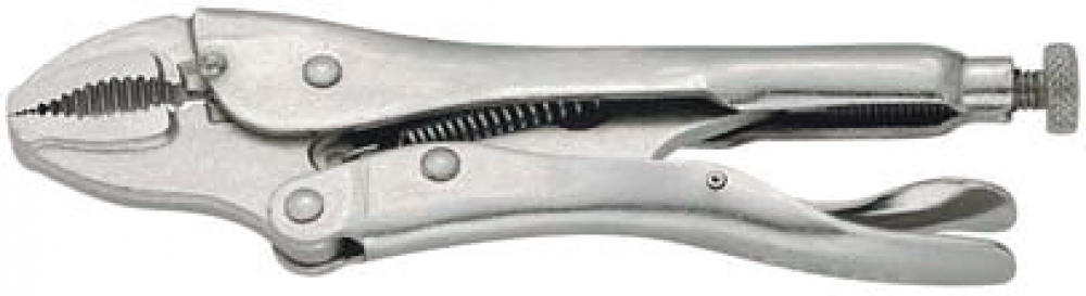 7&#34; Locking Pliers Curved Jaw with Wire Cutter