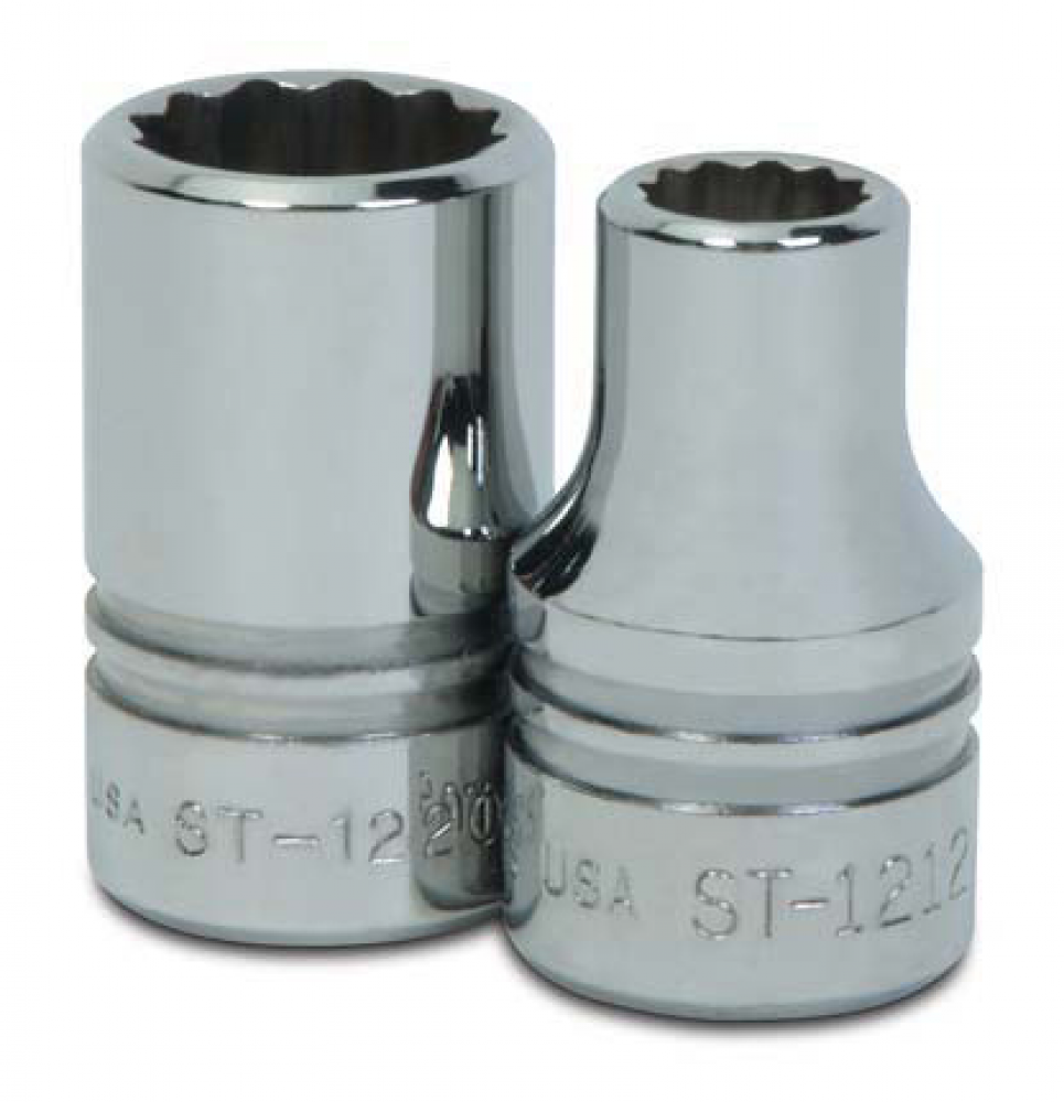 1/2&#34; Drive 12-Point SAE 3/4&#34; Shallow Socket