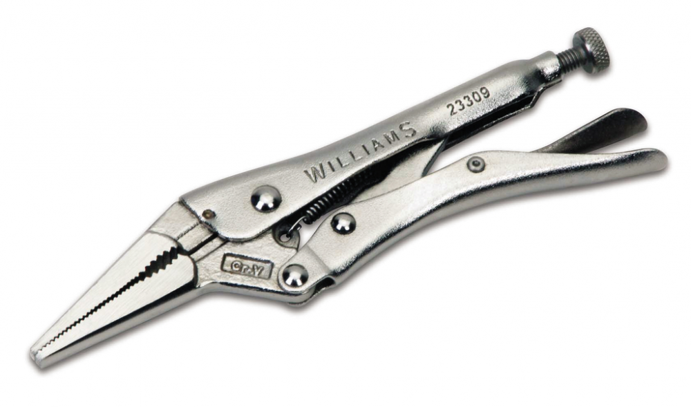 6&#34; Locking Pliers Long Nose with Wire Cutter