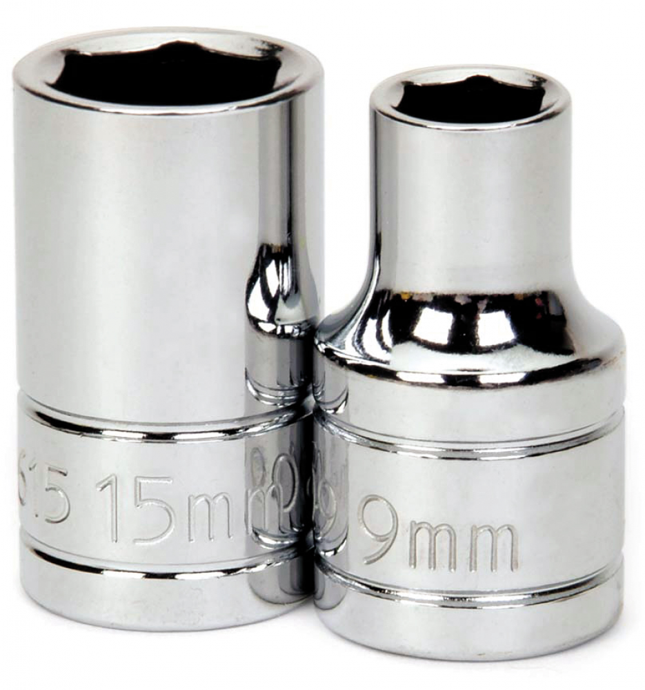 1/2&#34; Drive 6-Point Metric 16 mm Shallow Socket