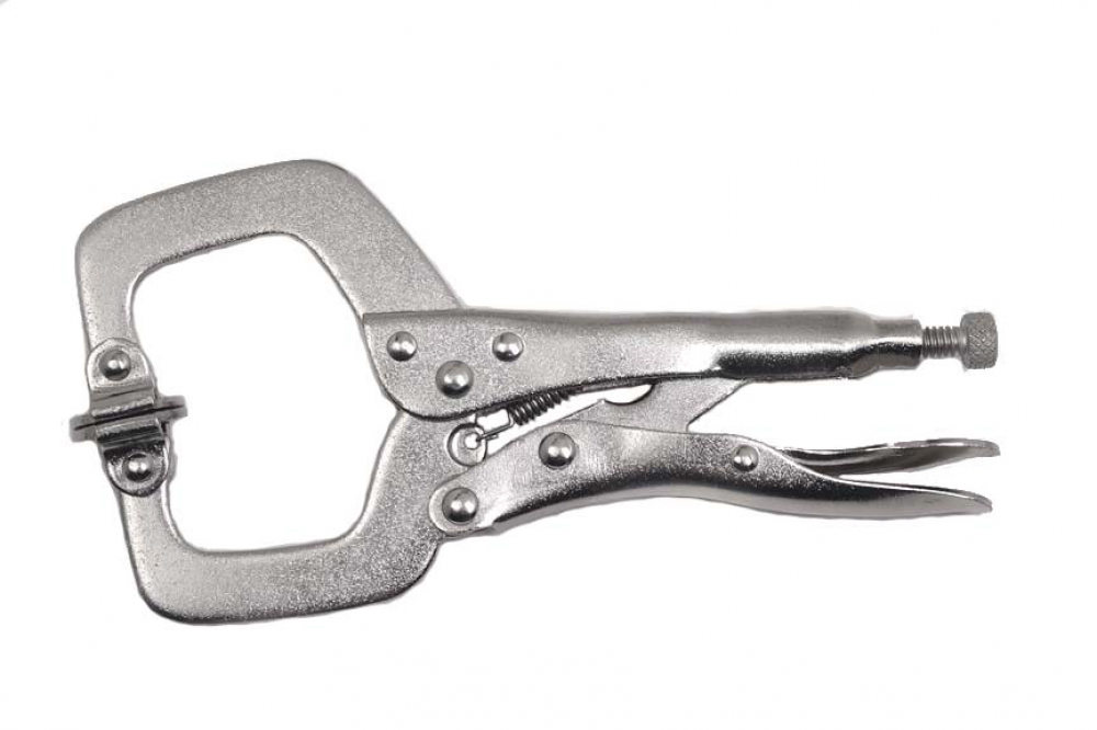 14&#34; Locking Pliers C-Clamp with Swivel Pad