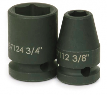 Williams JHW37124 - 1/2" Drive Shallow Impact Sockets, 6-Point, SAE