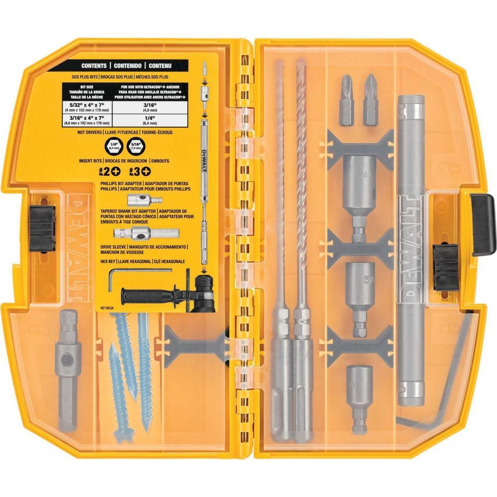 DEWALT Anchor Drive Kit 10-Pieces