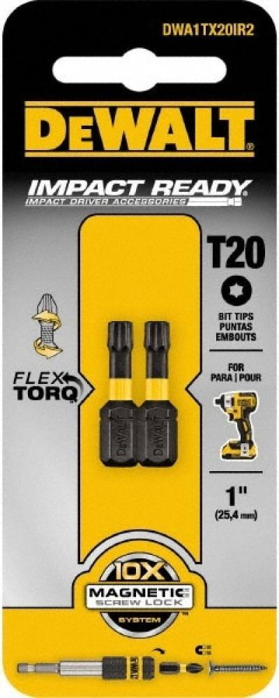 DEWALT 1In Torx T20 Impact Ready 2Pk