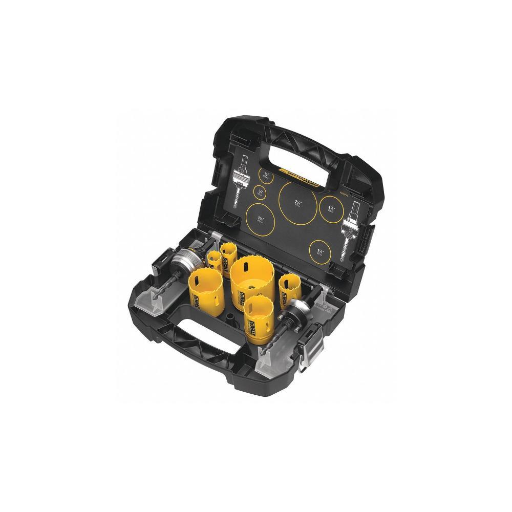 DEWALT Bi-Metal Hole Saw Kit For Wood, Metal And Plastic