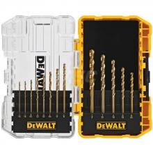 Dewalt DW1363 - DEWALT Split-Point Twist Drill-Bit Assortment, Titanium Nitride Coated, 13Pc