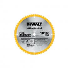 Dewalt DW3106P5D60I - DEWALT 10-Inch Miter / Table Saw Blade, Fine Finish, 60-Tooth, 2-Pack