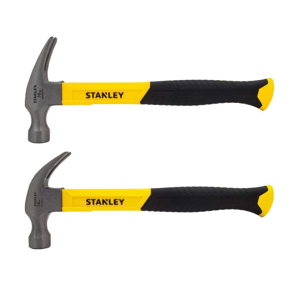 STANLEY 2 16Oz Fiberglass Hammer 2 Pk