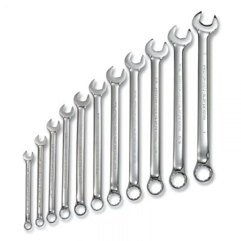 Proto 11 Piece Full Polish Antislip Combination Wrench Sets