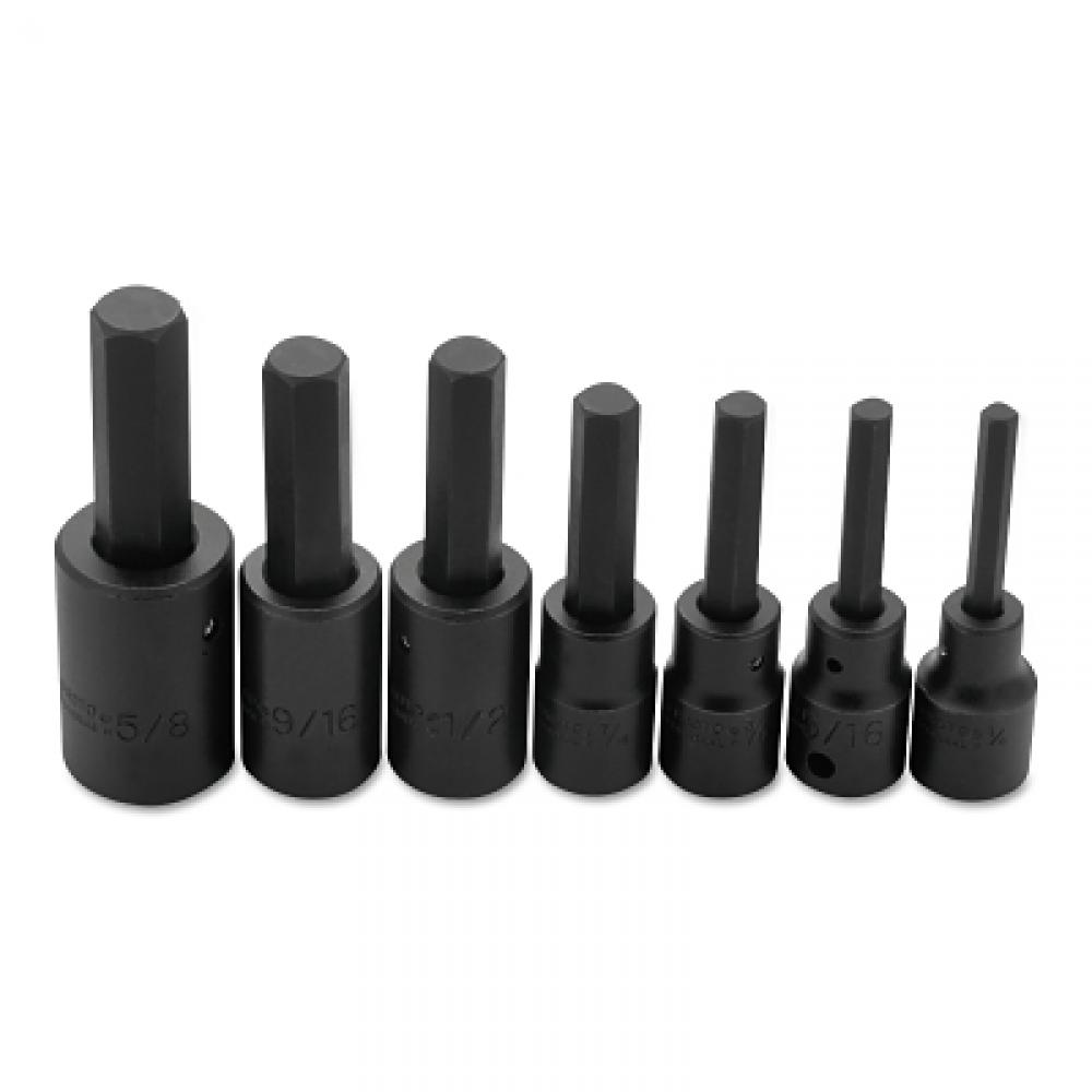 Proto 7 Piece Hex Bit Impact Socket Sets