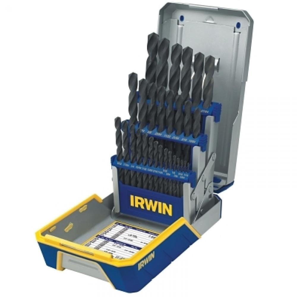 Irwin 29-pc Black Oxide Metal Index Drill Bit Sets