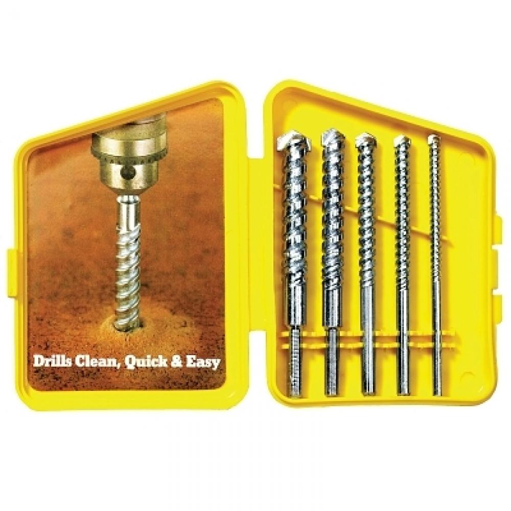 Irwin Hanson 611 Series Carbide-Tipped Rotary Hammer Masonry Drill Bit Sets Irwin Hanson 611 Series Carbide-Tipped Rotary Hammer Masonry Drill Bit Sets