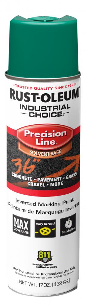 Rust-Oleum Industrial Choice M1600 System Solvent-Based Precision Line Inverted Marking Paint, APWA 