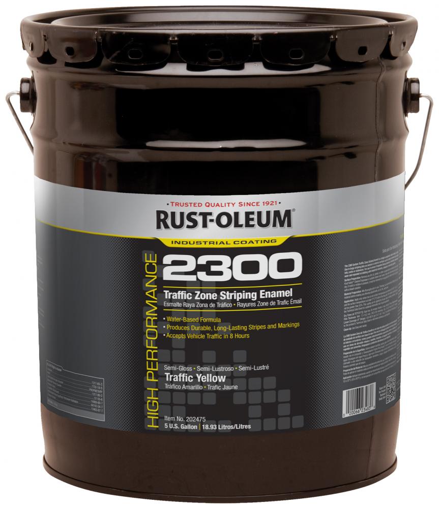 Rust-Oleum High Performance Traffic Marking Semi-Gloss Yellow, 5 Gallon