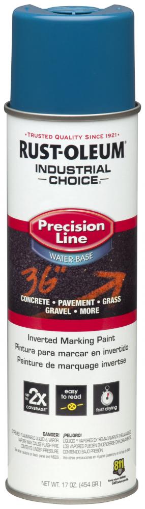 Rust-Oleum Industrial Choice M1800 System Water-Based Precision Line Inverted Marking Paint, APWA Ca