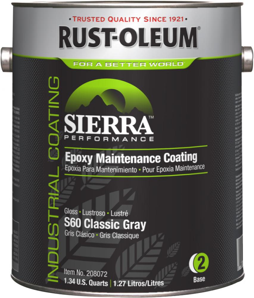 Rust-Oleum Sierra S60 Epoxy Gloss Classic Gray, 1 Gallon