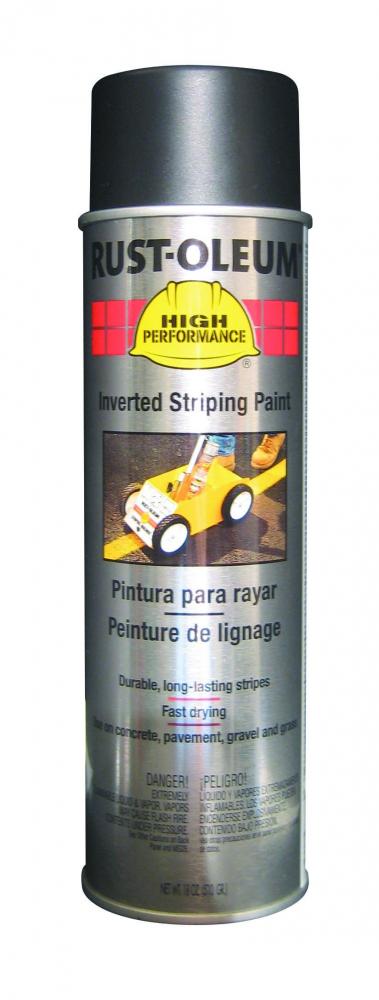 Rust-Oleum High Performance 2300 System Inverted Striping Paint, Black, 18 oz