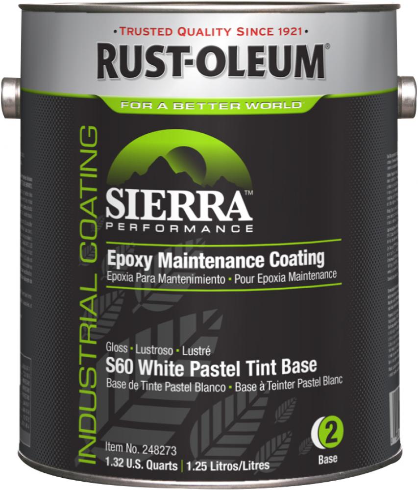 Rust-Oleum Sierra S60 Epoxy Gloss White Pastel Base, 1 Gallon