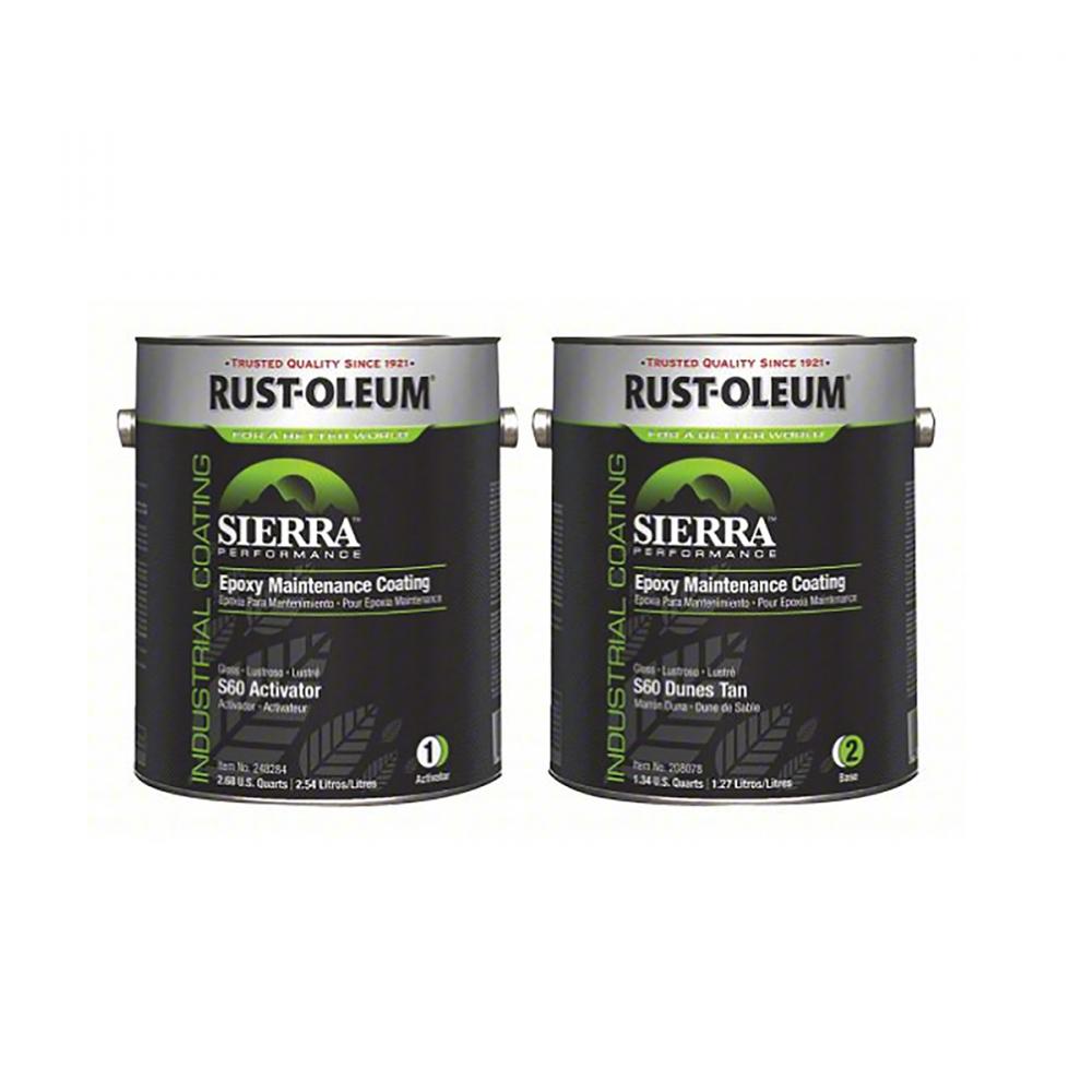 Rust-Oleum Sierra S60 Epoxy Gloss Classic Gray 1 Gallon Kit, Kit