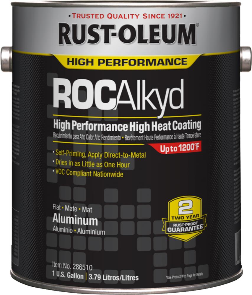 Rust-Oleum High Performance ROCAlkyd High Heat HP Aluminum, 1 Gallon