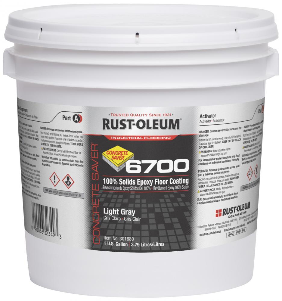 Rust-Oleum Concrete Saver 6700 Light Gray 1 Gallon Kit, 1 Gallon Kit