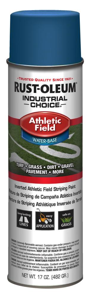 Rust-Oleum Industrial Choice AF1600 System Athletic Field Inverted Striping Paint, Royal Blue, 17 oz